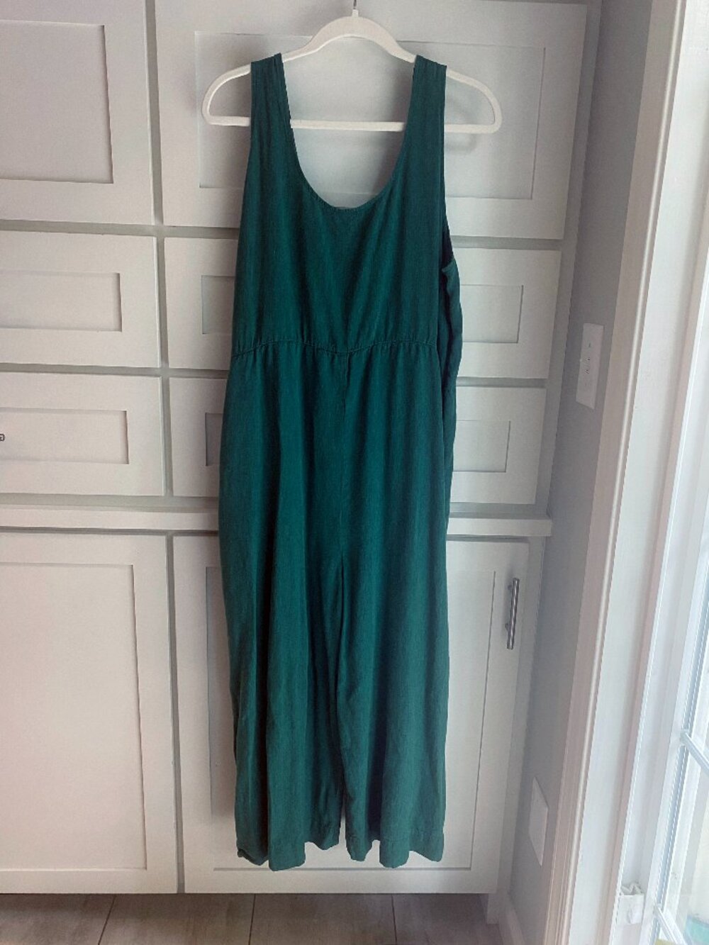 Patagonia Green Sleeveless Wide Leg Jumpsuit Size XL